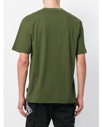 T-shirt à col rond imprimé olive Ktz