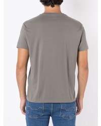 T-shirt à col rond imprimé olive OSKLEN