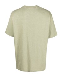 T-shirt à col rond imprimé olive Closed