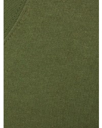 T-shirt à col rond imprimé olive Gucci