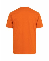 T-shirt à col rond imprimé orange Supreme