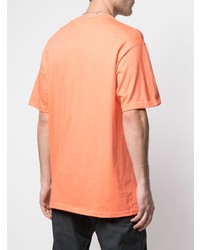 T-shirt à col rond imprimé orange Supreme