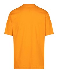 T-shirt à col rond imprimé orange Supreme