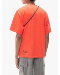 T-shirt à col rond imprimé orange JW Anderson