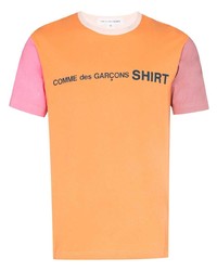 T-shirt à col rond imprimé orange Comme Des Garcons SHIRT