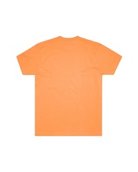 T-shirt à col rond imprimé orange Supreme