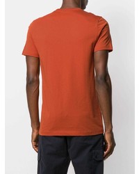 T-shirt à col rond imprimé orange PS Paul Smith