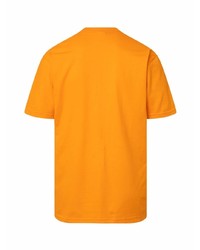 T-shirt à col rond imprimé orange Supreme