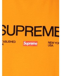 T-shirt à col rond imprimé orange Supreme