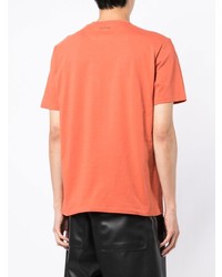 T-shirt à col rond imprimé orange Paul Smith