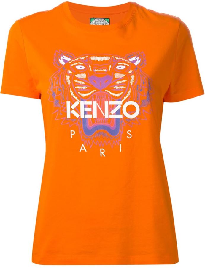 kenzo t shirt orange