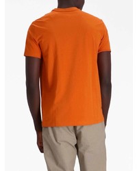 T-shirt à col rond imprimé orange Armani Exchange