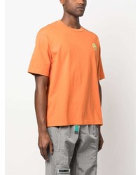 T-shirt à col rond imprimé orange Ambush