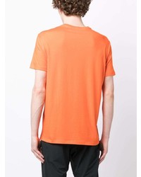 T-shirt à col rond imprimé orange Armani Exchange