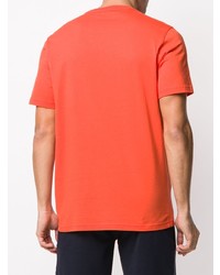 T-shirt à col rond imprimé orange PS Paul Smith