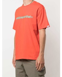 T-shirt à col rond imprimé orange This Is Never That