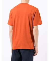 T-shirt à col rond imprimé orange PS Paul Smith