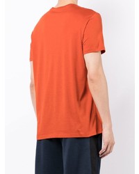 T-shirt à col rond imprimé orange Armani Exchange