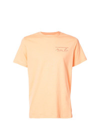 T-shirt à col rond imprimé orange Martine Rose