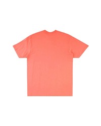 T-shirt à col rond imprimé orange Supreme