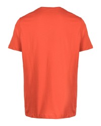 T-shirt à col rond imprimé orange Michael Kors