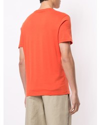 T-shirt à col rond imprimé orange Michael Kors