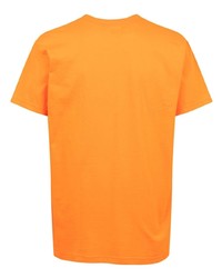 T-shirt à col rond imprimé orange Supreme