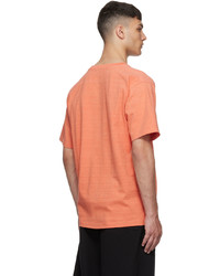 T-shirt à col rond imprimé orange Gentle Fullness