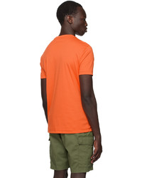 T-shirt à col rond imprimé orange Polo Ralph Lauren