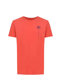 T-shirt à col rond imprimé orange OSKLEN