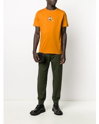 T-shirt à col rond imprimé orange PS Paul Smith