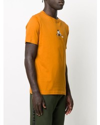 T-shirt à col rond imprimé orange PS Paul Smith