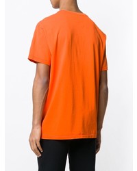 T-shirt à col rond imprimé orange Polo Ralph Lauren