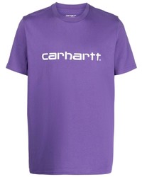 T-shirt à col rond imprimé pourpre Carhartt WIP
