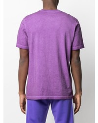 T-shirt à col rond imprimé pourpre Nike