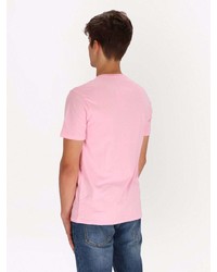 T-shirt à col rond imprimé rose Polo Ralph Lauren