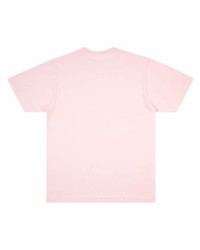 T-shirt à col rond imprimé rose A Bathing Ape