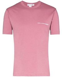 T-shirt à col rond imprimé rose Comme Des Garcons SHIRT