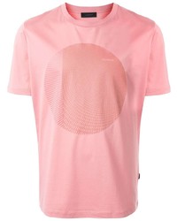 T-shirt à col rond imprimé rose D'urban