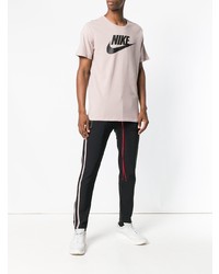 T-shirt à col rond imprimé rose Nike