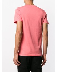 T-shirt à col rond imprimé rose Ps By Paul Smith