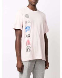 T-shirt à col rond imprimé rose Puma