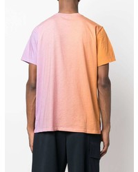 T-shirt à col rond imprimé rose Isabel Marant