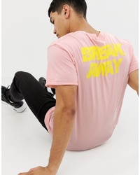 T-shirt à col rond imprimé rose Jack & Jones