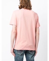 T-shirt à col rond imprimé rose True Religion