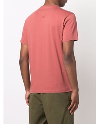 T-shirt à col rond imprimé rose Kenzo