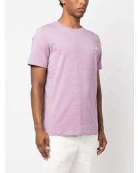 T-shirt à col rond imprimé rose A.P.C.