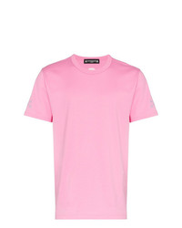 T-shirt à col rond imprimé rose Mastermind Japan