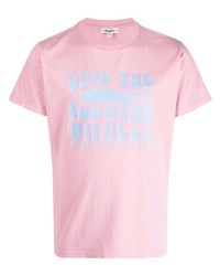 T-shirt à col rond imprimé rose Phipps