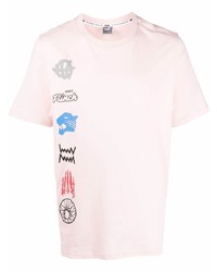 T-shirt à col rond imprimé rose Puma